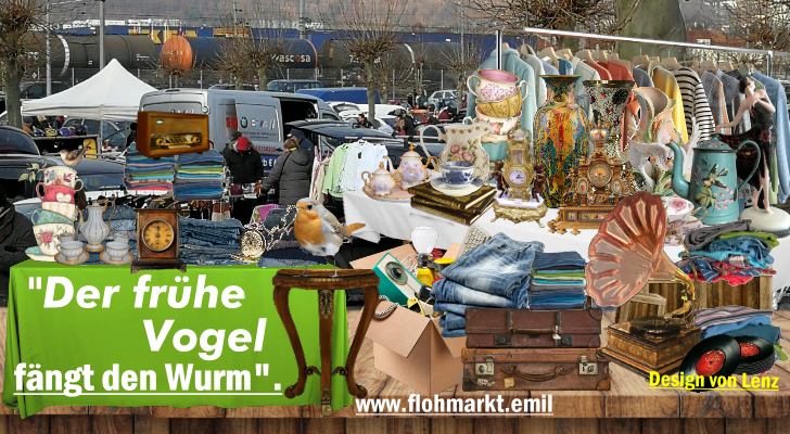 Der frühe Vogel fängt den Wurm